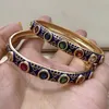 Armreif Tropföl Farbe Diamant Gold Kupfer Armband Luxus Dubai Frauen und afrikanische Braut Hochzeitsgeschenk