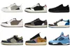 Authentic Fragment 1 Low Military Blue Shoes High OG Reverse Mocha Black Phantom WMNS Olive TS SP Shy Pink Cactus Jacks Sports Sneakers With Box