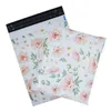 Sacs de courrier INPLUSTOP 50PCS Épaissir Poly Enveloppe Sac De Rangement Fruit Fleur Motif Mailing Emballage Portable Auto-Sealing Courier 230428