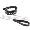 Massageprodukter bdsm bondage hals krage av nitläder harajuku punk choker sexig halsband för vuxna sexiga spel straffar fetisch slav cosplay