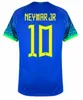 22 23 24 maglie da calcio BRASILE L.PAQUETA NEYMAR VINI JR.Maglia da calcio Coppa del Mondo P.COUTINHO RICHARLISON G.JESUS T.SILVA BRUNO G. PELE CASEMIRO maglia da uomo donna bambino