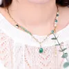 Ожерелья с подвесками, уникальный дизайн, женское ожерелье-цепочка в стиле бохо, элегантное кристаллическое исцеление для подарка, оптовая продажа, падение