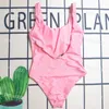 Bikini imprimé classique Designer col rond Pull Up Bikini rose bleu maillots de bain confortable maillot de bain à séchage rapide pour l'été