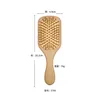 Hair Brushes Brushes Care Styling Tools Productswood Airbag Mas Carbonized Solid Wood Bamboo Cushion Anti-Static Hair Brush Comb Jlldb Dhkjf