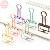 Clipboards Mr Paper 8 Colors 3 Size 1 PCS Gold Sliver Rose Green Purple Binder Clips Large Medium Small Office Study 231130