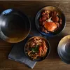 Миски Фантит японский и корейский стиль 9 -дюймовый рамэн керамический салат из лапши Специализированные большой суп Большой суп