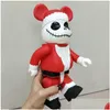 Movie Games 400% 28Cm The Bearbrick Santa Claus And Pumpkin Prince Jack Bear Figures Toy For Collectors Art Work Model Dec251A Good Dr Dh6F2