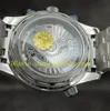 4 kolor męskie automatyczne chronograph zegarek 9900 ruch mężczyzn 44 mm niebieski tarcza ceramiczna ramka stali nierdzewnej bransoletka guma gumowa pasek Chrono Sport Mechaniczne zegarki