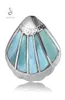 Shunxunze Promotion Larimar Natural Stone Pendant Noble Generous Women 925 Sterling smycken Tillbehör S DropShippin9999645