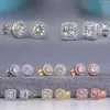 Stud 57 Stijlen Trendy 925 Sterling Zilver Lab Diamond Earring Party Bruiloft Oorbellen Voor Vrouwen Mannen Charm Engagement Sieraden Gift2260