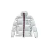 2vak Women's Parkas Feather Emperer New Fashion Tri Color Stripeダブルジッパーが肥厚した完全で冷たい耐性のある取り外し可能な冬のダウンコート