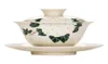 Tetera de cerámica hecha a mano Kung Fu Gaiwan, juego de té creativo pintado a mano con crisantemo, tazón de oficina con vajilla 20216076526