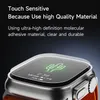 강화 유리 스크린 프로텍터 2.5D Easy InstalTator 방수 41mm 45mm 49mm Apple Iwatch Series 7 8 Ultra Watch Film Protector Smart Watch 액세서리