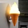 Wall Lamp Nordic Ice Cream Modern LED Lights Bedroom Children Room Bedside Sconce Mirror Light Fixtures Bathroom