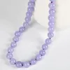 Kedjor Valbar storlek 10mm Violet Crystal Quartz har charmen av vackert halsband special i Women's Day 8 -tum grossist