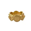 Damska projektant złoty pierścionek luksusowy klasyczny biżuteria Kobiety złote pierścionki mody zespół lady impreza miłośnika ślubu prezenty prezenty zaręczynowe biżuterii męski złoty pierścień