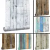 Wallpapers Wood Wallpaper Roll Grain Self Adhesive Kitchen Wardrobe Cabinet Furniture Contact Paper Renovation Door