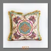 Luxe karamel paarden afdrukken goudbruine kleur kussenomslag decoratieve kussensloop kunst huis bank stoel beddengoed coussin