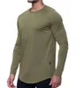 lu Hommes Yoga Outfit Sport T-shirt à manches longues Mens Sport Style Tight Training Fitness Vêtements Élastique Quick Dry Wear Le même modèle pour les célébrités Internet 43