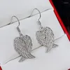 Dangle Earrings Caoshi Fashionable Female Wing Trendy Party Accessories 여성 독특한 외관 미적 보석 비정상적인 보석