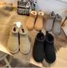 Hot Selling Australië Australische Klassieke Warme Laarzen Usa Dames Mini Snowboot Winter Pluizige Harige Satijnen Enkel