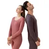 Women's Thermal Underwear Women's Thermal Underwear Thermo Underwear Sets Thermal Clothing Woman for Cold Seamless Thick Double Layer Winter Cloting 231130