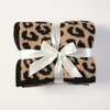 Blankets Leopard Print Fleece Highgrade and Sofa Super Soft Comfortable Lightweight Blanket 231130