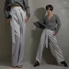 Stage Wear Couple Pantalons de danse latine Taille haute Salle de bal Pratique Hommes Femmes Pantalon de compétition Cha Costume BL9033