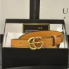 2024 Luxury Designer Women's GG Belt Men's Belt Luxury Gold Belt Classic Fashion Casual Width Size 105-125cm Birthday Gift