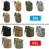 Outdoor Bags 30L/45L 3D Outdoor Travel Bag Camping Backpack Rucksack 900D Oxford Waterproof Outdoor Travel Bag Field Hiking Camping Bag Q231130