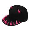 Ball Caps 2022 Sharp Teeth Hip Hop Sports Baseball Cap Nightclub Dance Show Men Women Fashion Hat Horns J231130