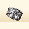 Sleeping Wolf Rings for Men039s Vintage Curled Wolf Ring Personality Hibernate Animal Jewelry Rings Hiphop Male Ring Accessori9232197