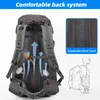 Torby na zewnątrz 70L Camping Backpack Torba podróżna Mężczyźni Kobiety Trekking Trekking Trek na zewnątrz torby sportowe Pakiet bagażowy 231129