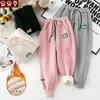 Calças meninas calças esportivas crianças outono inverno roupas de bebê meninos sweaterpants crianças berber velo casual para 4 14 anos 231130