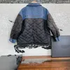 Nouveau coton bébé vestes Denim épissage design garçons manteau hiver enfants vêtements de marque taille 100-150 filles vêtements d'extérieur Nov25