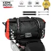 Уличные сумки KIMOTO Motorcyc Bag Водонепроницаемые хвостовые сумки из ПВХ Rctive Tail Duff Bag Sadd Сухой багаж Уличная сумка для BMW Для Yamaha Q231130