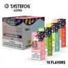 Tastefog Astro 7000 Puff Caja Vape desechable Bobina de malla 16 ml Estilo pluma E Cigarrillos 10 sabores al por mayor