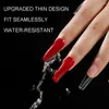 False nagels 240 stcs/doos Clear nagelstips Volledig deksel Druk op niet nodig om acryl gemengde 12 maten manicure salon tool