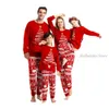 Familjsmatchande kläder Julpyjamas Matchande Family Outfits Art Christmas Tree Family Pyjamas Santa Claus Xmas PJs Purple Stripes Clothes Set 231129