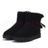 Designer Bailey Bow Australian Boot für Damen, kurze Plattform, Tazz Ugsboot, Tasman-Hausschuhe, klassische Ultra-Mini-Booties, pelzige Knöchel-Winter-Schneestiefel, Slip-on-Wildlederstiefel