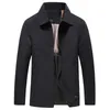 Heren Jassen DILEMO Jas Stuff Merk Casual Mode Revers Herfst Winter Mannen Kleding Effen Hoge Kwaliteit Klassieke 231129