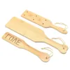 Massageproducten Slaaf Fantasie Paly Spanking Sexy Speelgoed van Glad Bamboe Hout Paddle Fetish Zweep voor Koppels Bdsm Bondage Flirten Erotische Producten