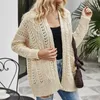 Tricots pour femmes 2023 Automne et hiver Mode Cardigan en vrac Femmes Pull Couleur Solide Dolman Manches Tempérament Confortable Tops Manteau Y2K