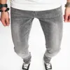 Jeans pour hommes 2023 Automne Streetwear Hommes Slim Simple Pantalon de couleur unie Mâle Élégant Jogging Pantalon Denim Casual 231129