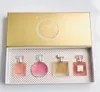 20220女性用の香水セット25ml 4ボトルEDP Tendre N5 Spray Parfum Charm Charm Lady Designer Perfumes Cologne8780991