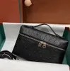 Tote Tote Öğle Yemeği Kutusu Üst Katman Çanta Kadın Omuz Çantaları Ekstra Cep Deri Tasarımcı İki yönlü fermuarlı Crossbody Makyaj Tohes