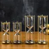기타 시계 액세서리 창조적 인 금속 모래 시계 모래 타이머 홈 오피스 장식 탁상 장식 장식 레트로 시계는 234k