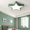 Plafonniers Dimmable Macaron Chambre d'enfants Garçon Fille Chambre Lampe D'étude Warmromantic Princesse Étoile À Cinq Branches