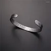 Bangle 2023 Verkopen van belettering moeder .. 6 mm titanium staalopening dubbele perzik hart armband fabriek directe verkoop kan de cust zijn