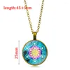 Chains Ladies Solid Geometry Time Gem Glow-in-the-dark Sweater Costume Decorative Pendant Necklace